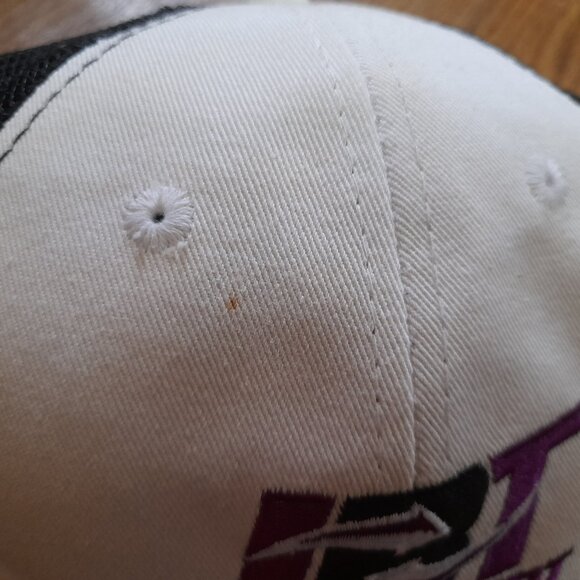 Vintage Trucker Hat JBT Transport Mesh Snapback Cap Black Purple White - Picture 12 of 12